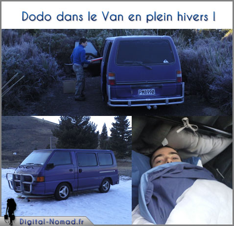 Dormir dans le van
